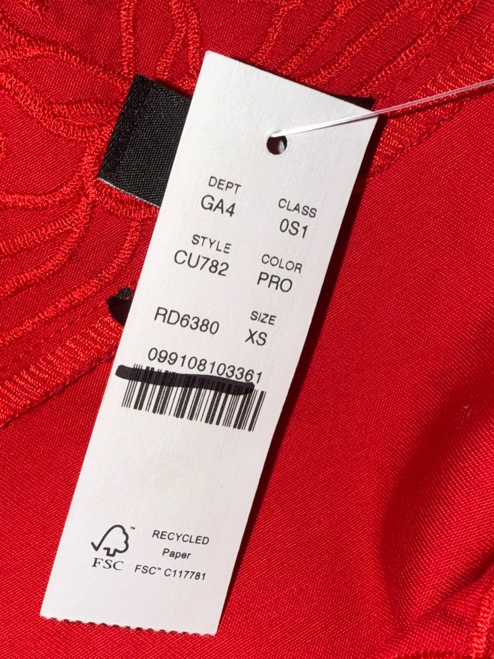 J. Crew Red Lace-Trim Chemise - Picture 6 of 8